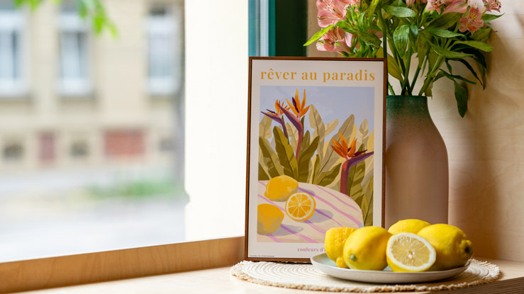 Tavlor – Rêver au Paradis II av Goed Blauw